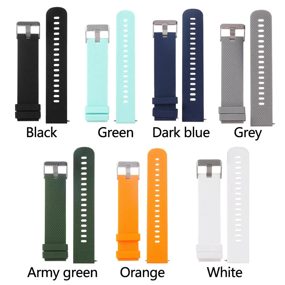 Watch Band for Garmin Vivoactive 3 / Vivomove HR 20MM Smart Watch Bracelet Wrist Strap Belt Silicone Watchband Accessories