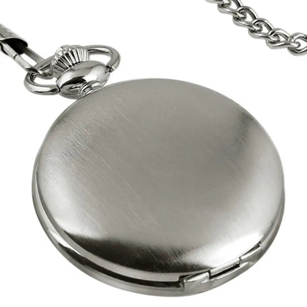 2021 New Hot Sale Retro Vintage Men Steampunk Punk Smooth Surface Pendant Chain Classic Pocket Watch