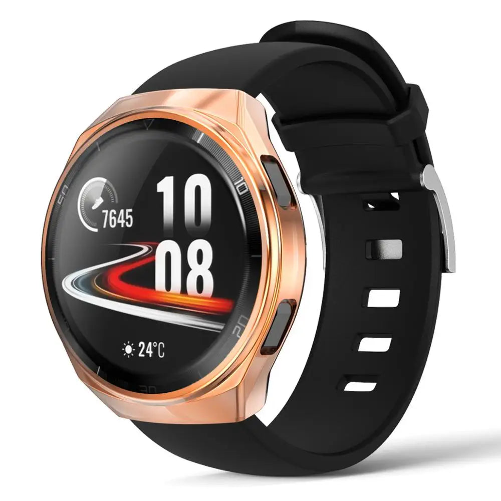 watch Case For Huawei Watch GT 2e soft TPU Full Cover Frame Smart watch Accessories Bumper+Screen Protector Huawei Watch GT2E