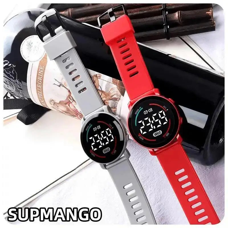 M6 Couple Watches Fashion LED Digital Watch For Men Women Sport Silicone Casual Watch Electronic Clock New