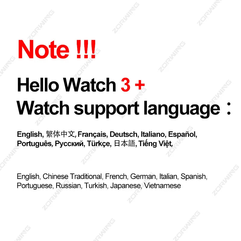 Hello Watch 3 Plus Gen2 AMOLED Smart Watch Men Gesture Control 1GB ROM Photo Album Local Music Smartwatch Ultra for Android IOS