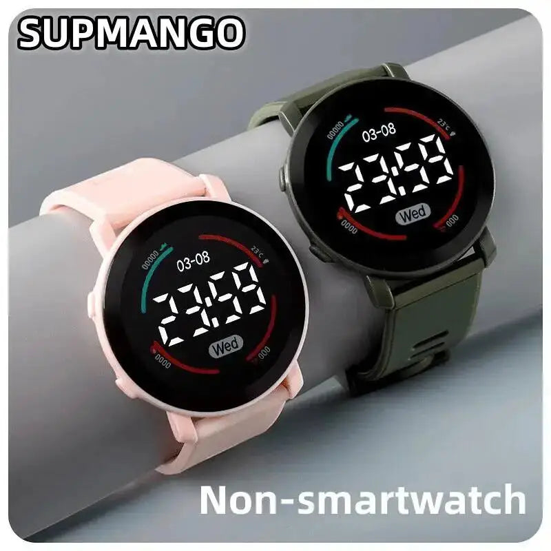 M6 Couple Watches Fashion LED Digital Watch For Men Women Sport Silicone Casual Watch Electronic Clock New