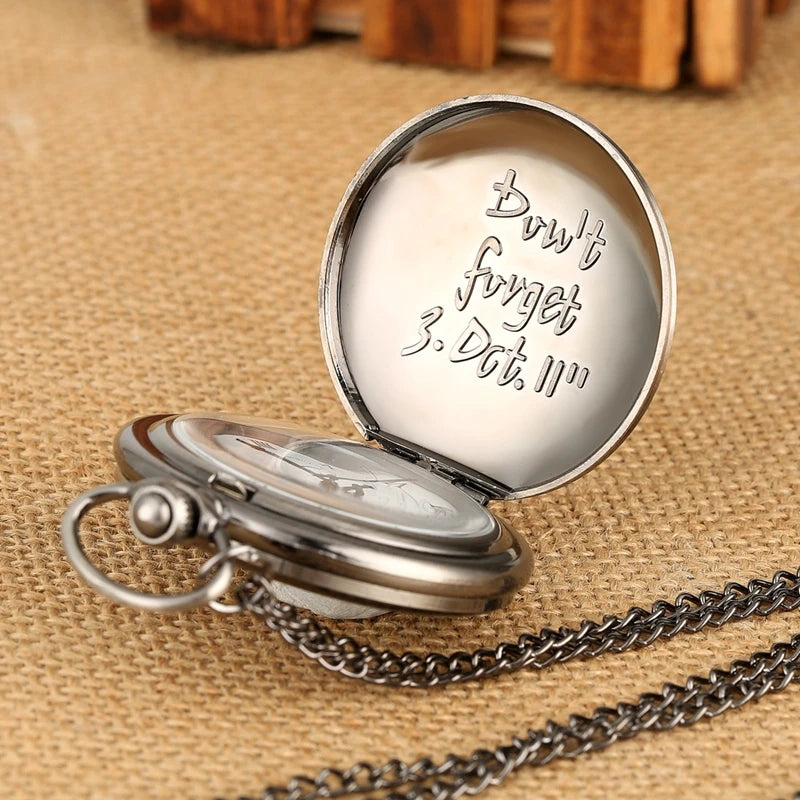 Antique Fullmetal Alchemist Quartz Anime Pocket Watch Cosplay Edward Elric Clock Design Pendant Necklace Chain Vintage Chain