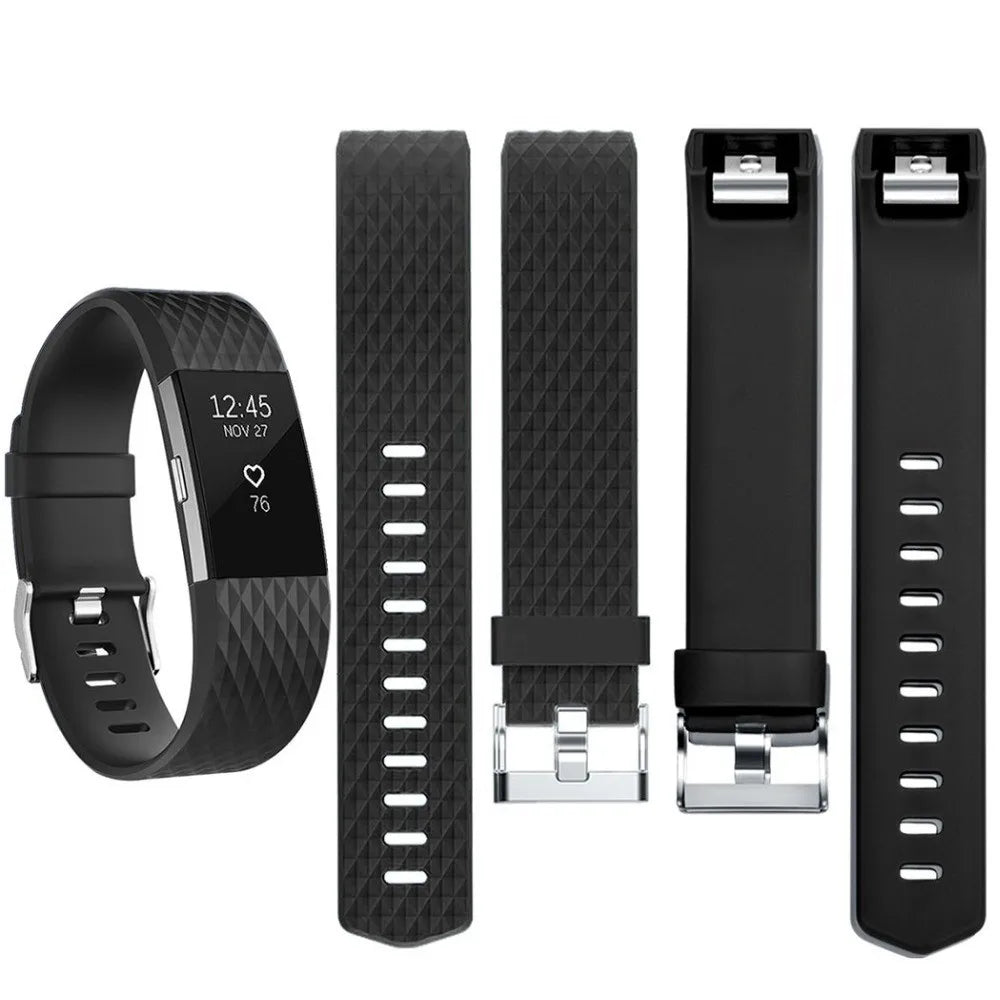 Strap for Fitbit Charge 2 Watch Band Wristband Silicone Replacement Bands Bracelet for Fitbit Charge 2 Smartwatch Accessories